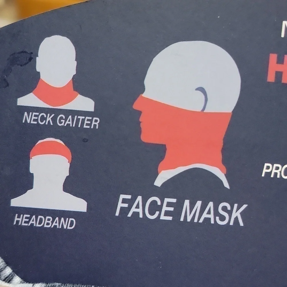 MULTI - FUNCTIONAL HEAD + FACE GEAR 2 pack NEW!